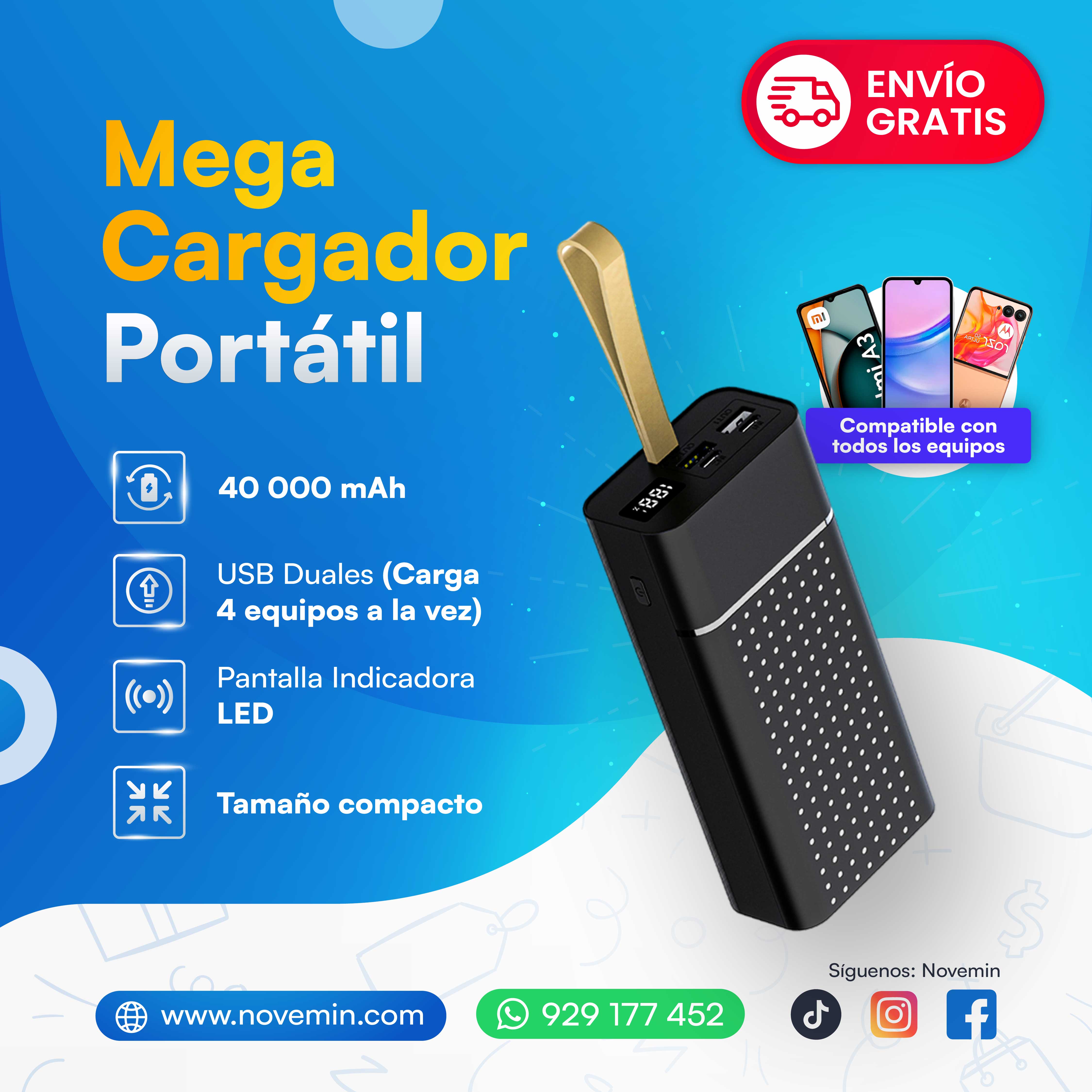 Mega Cargador Portátil