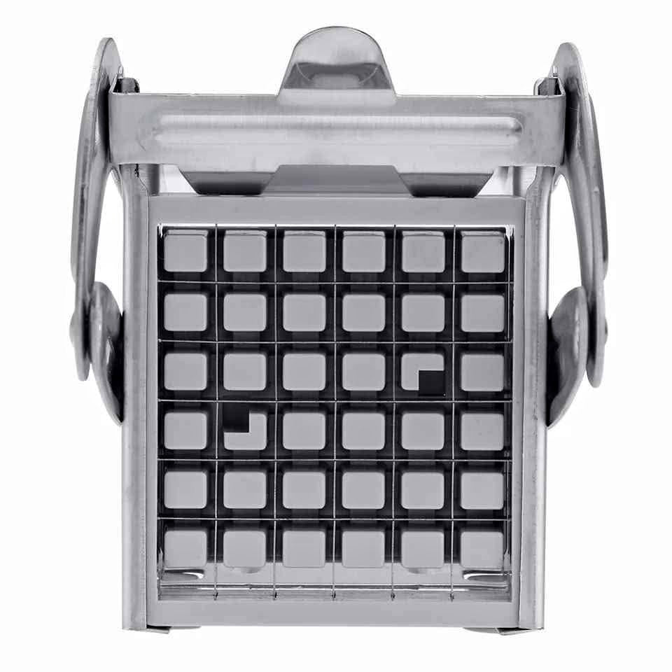 Cortador Picador de Papas y Veduras de Acero Inoxidable - 2 Cuchillas